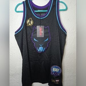 NWT #63 T'Challa Marvel Avengers Black Panther 50th Anniversry Basketball